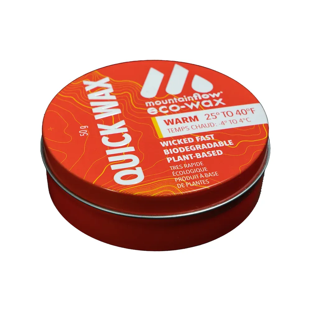 mountainFLOW SMS Branded Quick Wax - Cool, front view
