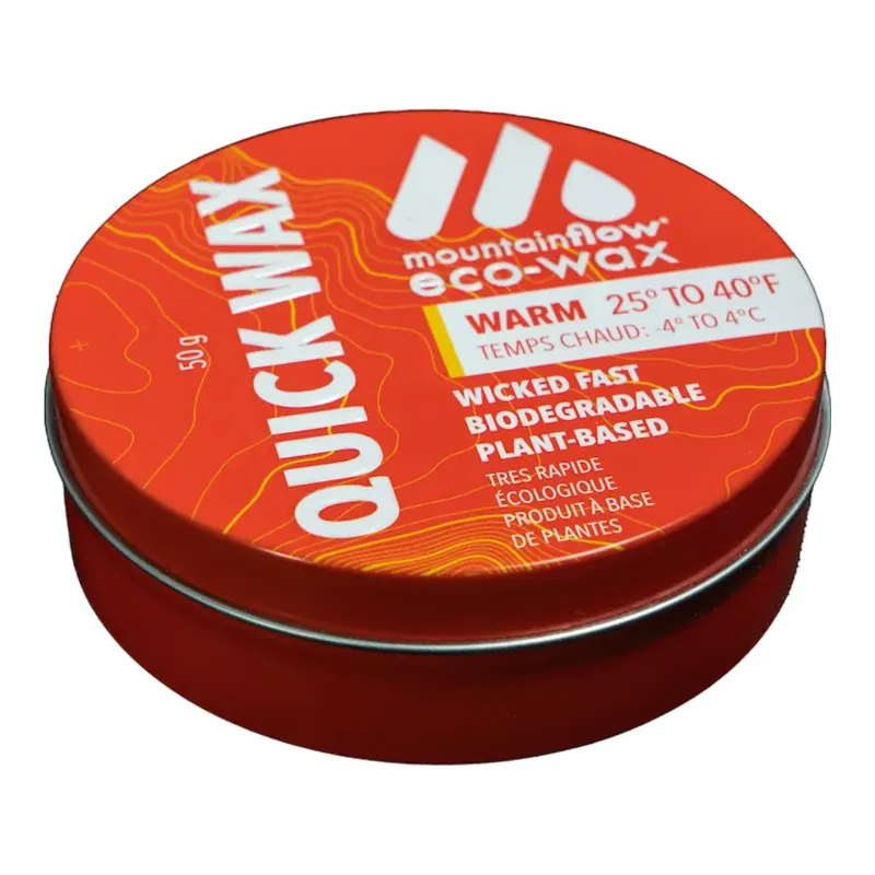 mountainFLOW SMS Branded Quick Wax - Cool, front view