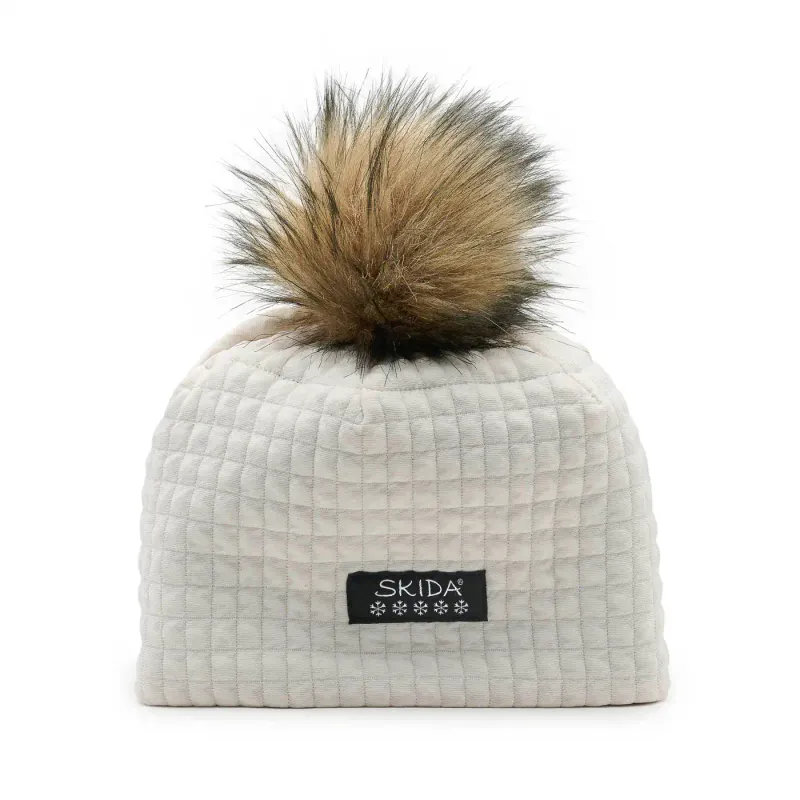 Skida Chateau Hat in ECRU, front view