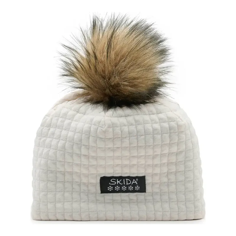 Skida Chateau Hat in ECRU, front view