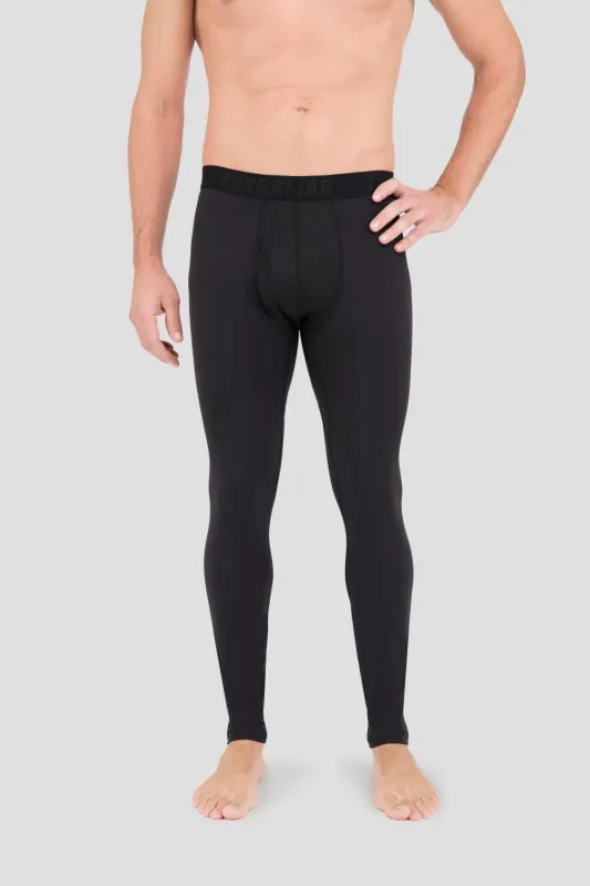 Terramar Mens 2.0 Thermolator Pant in Black, front view