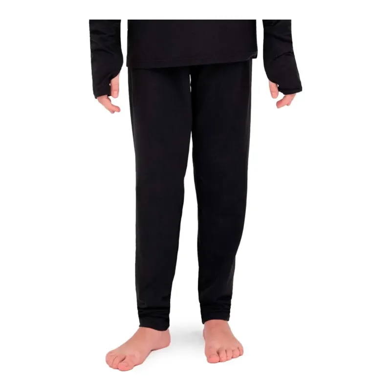 Terramar Youth 2.0 Thermolator Pant in Jet Black, front view