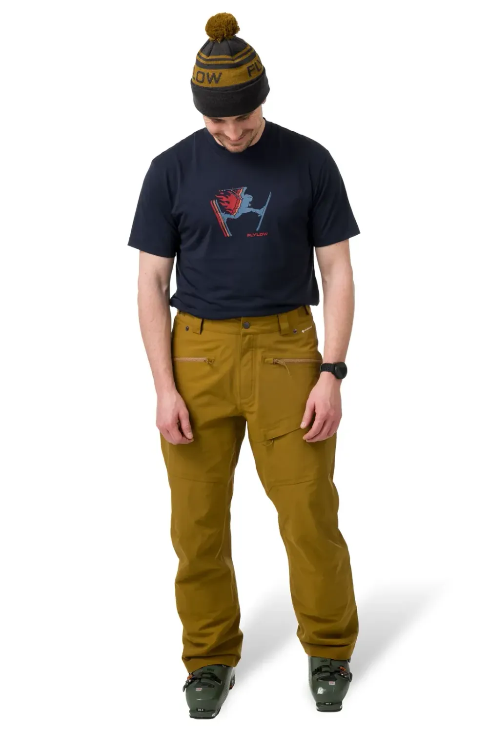 Flylow Men's Cage Pant in 1200x, alternate view 2
