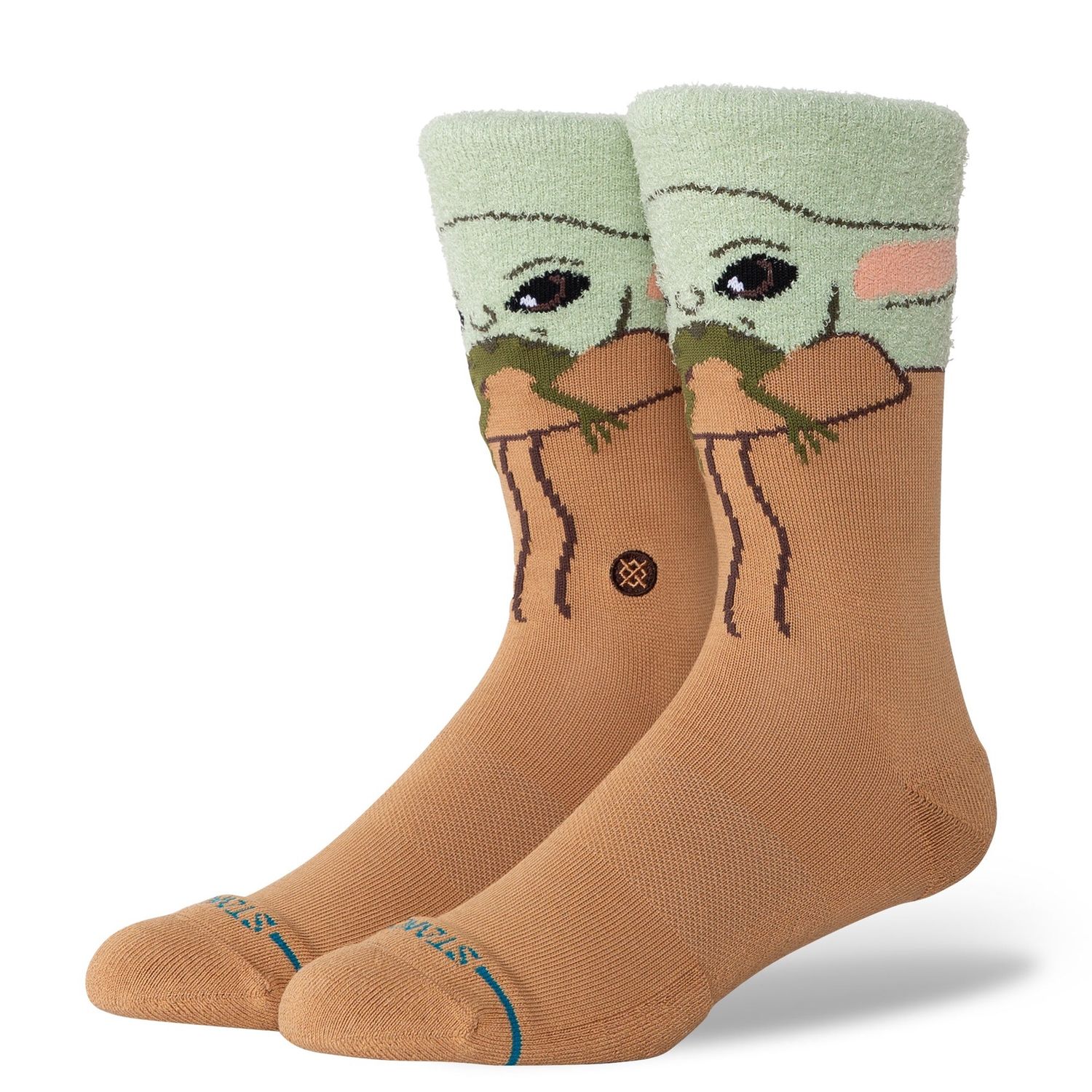 Stance Grogu Hungry Crew, Color: Green, Size: L