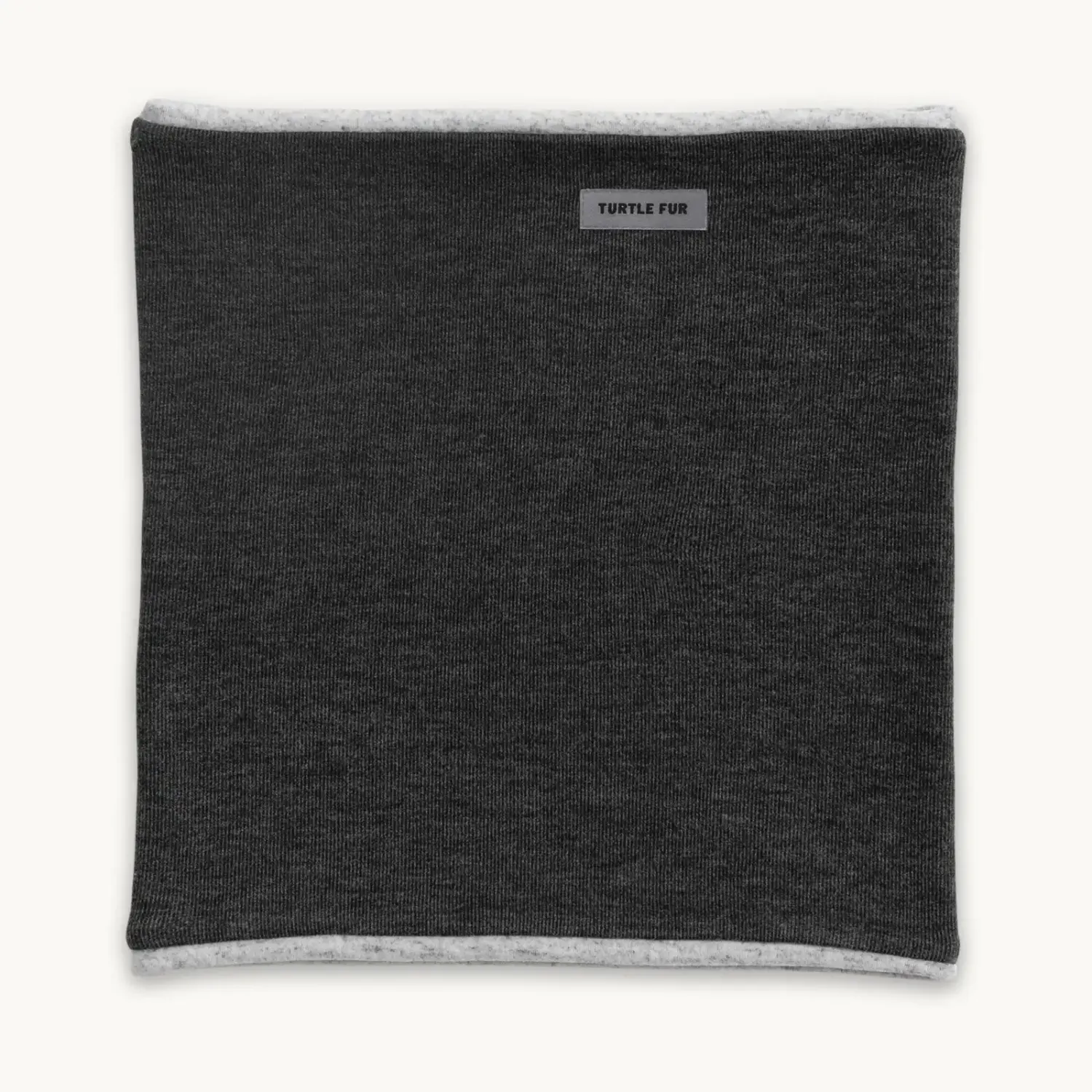 Turtle Fur Comfort Luxe Double Layer Neck Warmer in Black, alternate view 1