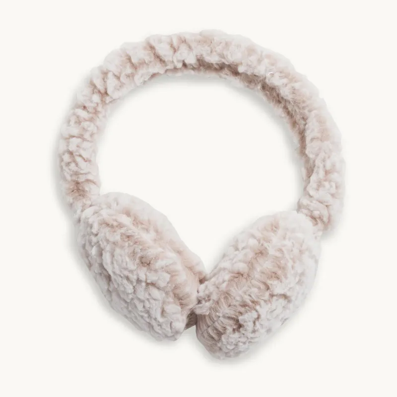 Turtle Fur Comfort Lush Whiteout Ear in Natural, front view