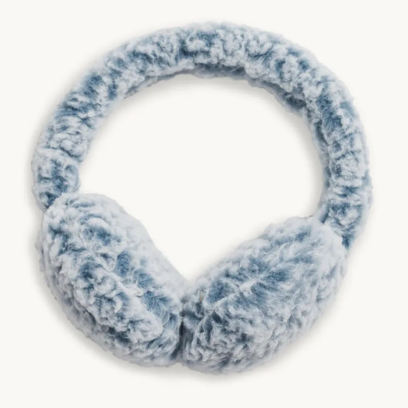 Turtle Fur Comfort Lush Whiteout Ear in Smoke Blue, alternate view 1