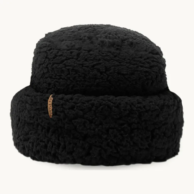 Turtle Fur Comfort Lush Apres Tortoise in Black, front view