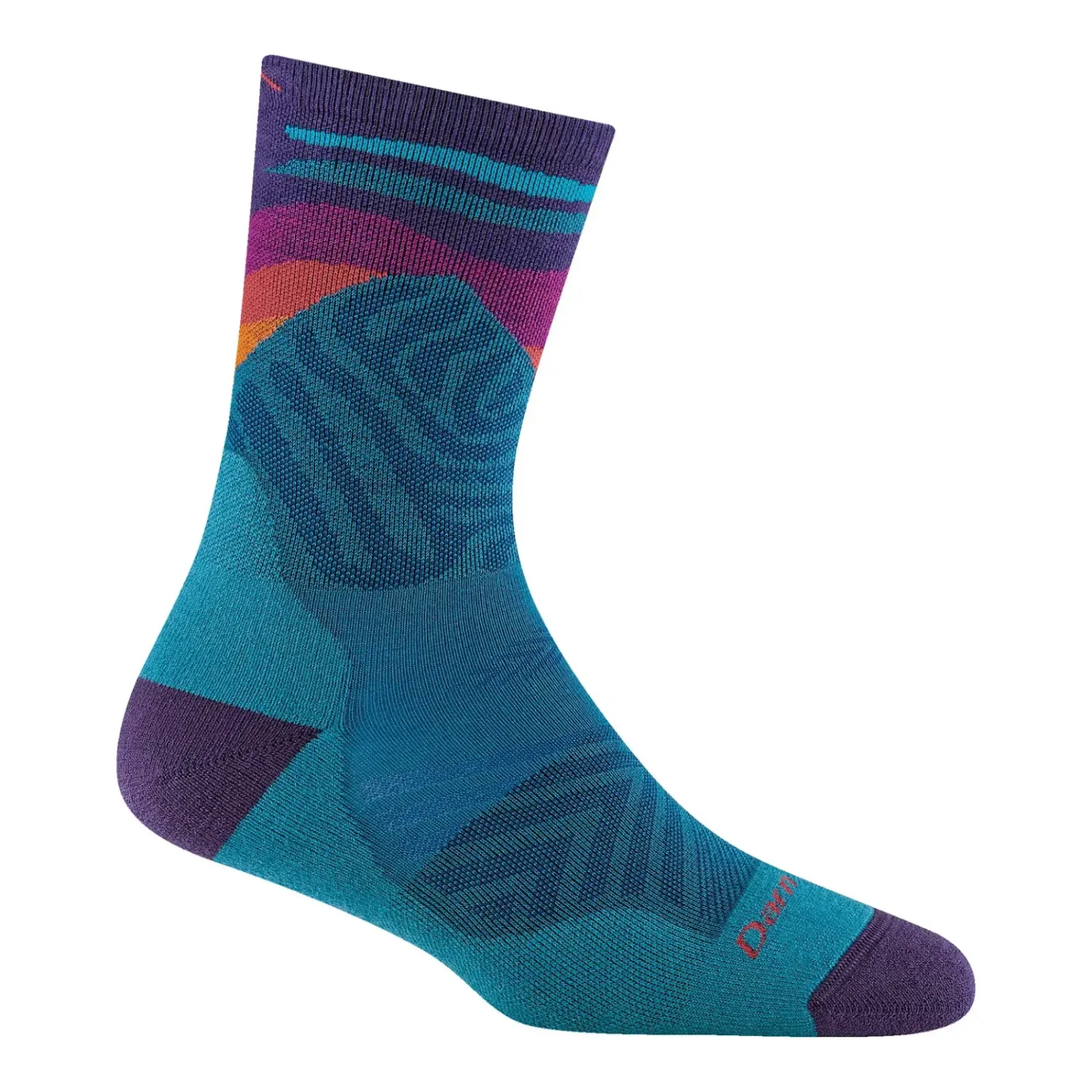 1067 - Darn Tough Women's Mirnavated Micro Crew Ultra-Lightweight with Cushion in Cascade, alternate view 1