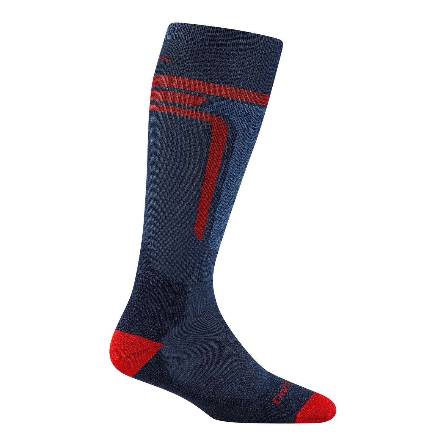 3810 - Darn Tough T-Bar Over The Calf Midweight Cushion Kids', Color: Midnight, Size: M