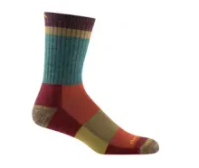 1924 - Darn Tough Heady Stripe Micro Crew Lightweight with Cushion, front view