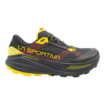 La Sportiva Men's Prodigio Max in Black / Yellow, main view