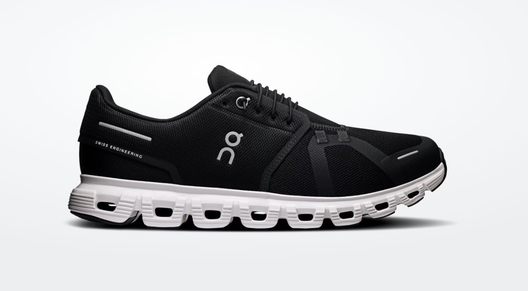On Men's Cloud 6, Color: Black / White, Size: 9