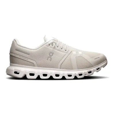 On Women's Cloud 6 in Pearl White, main view