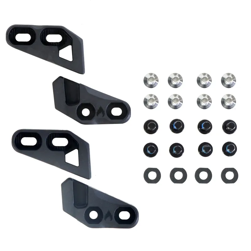 Spark R&amp;D Molded Fixie Clips in Top Mount, front view