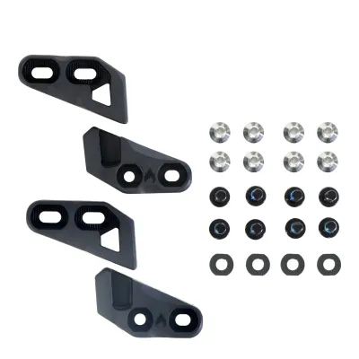 Spark R&amp;D Molded Fixie Clips in Top Mount, front view