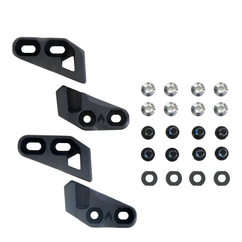 Spark R&amp;D Molded Fixie Clips in Top Mount, front view