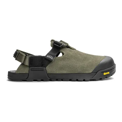 Bedrock Mountain Clog Leather Suede in Sagebrush, main view