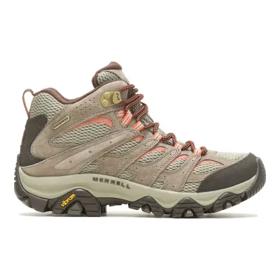 Merrell Women's Moab 3 Mid Waterproof in Bungee Cord, main view