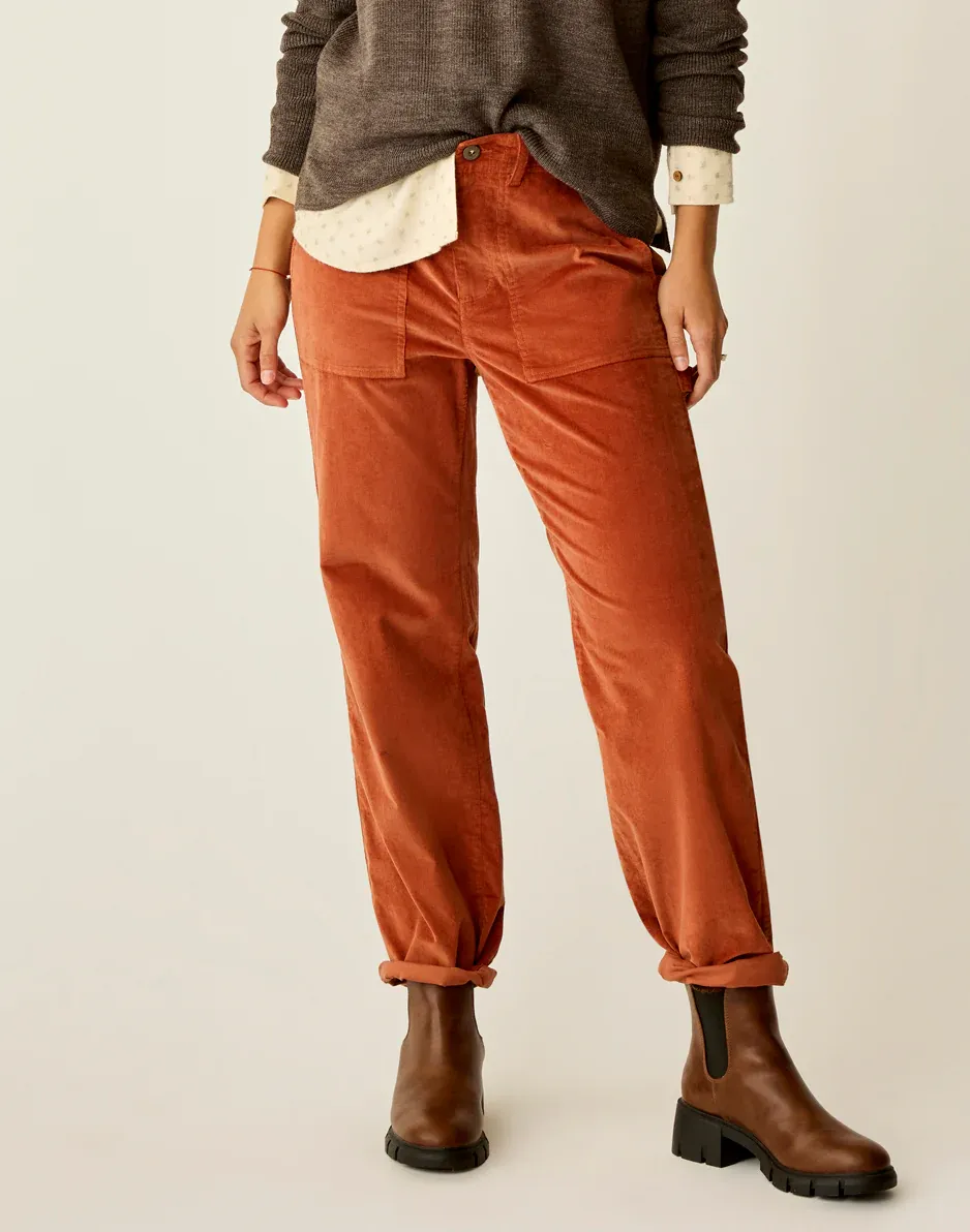 Carve Women's Carson Cord Pant, Color: Copper, Size: 2