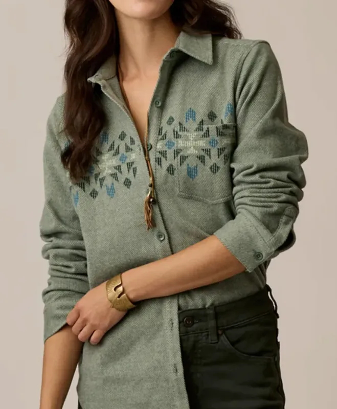 Carve Designs Women's Fairbanks Supersoft Shirt, front view