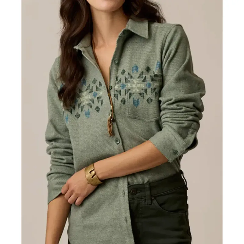 Carve Designs Women's Fairbanks Supersoft Shirt, front view