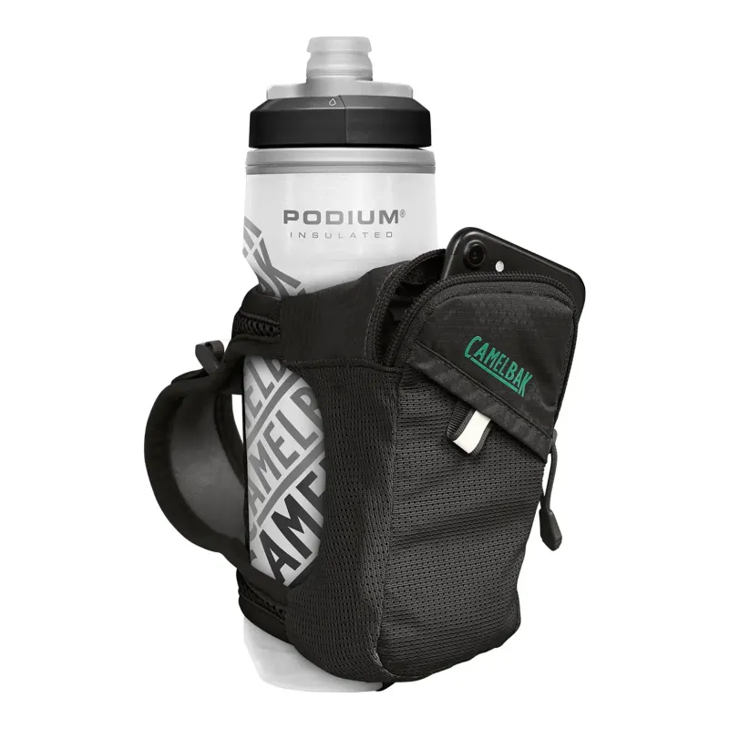 CamelBak Quick-Grip Chill Handheld 21oz in Black, front view