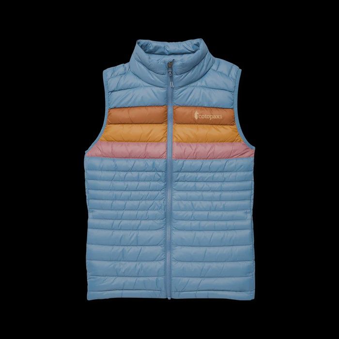 Fuego Down Vest, Color: Fjord Stripes, Size: Small
