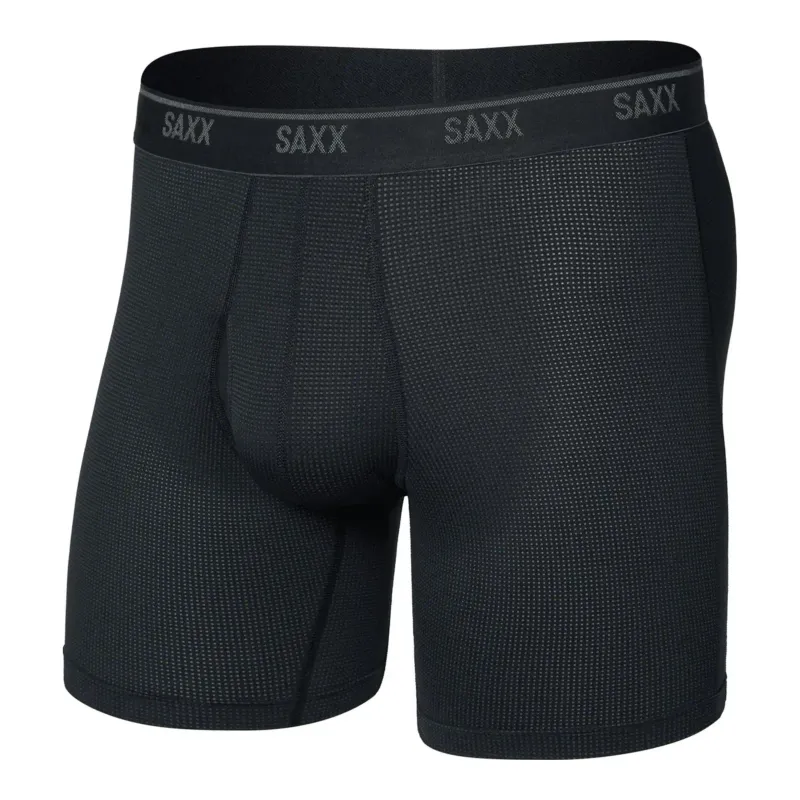 SAXX Quest Mesh Fly Black, front view