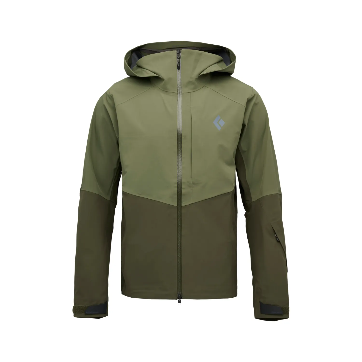Black Diamond Men's Stretch Recon Shell, Color: Tundra / Moss, Size: Small
