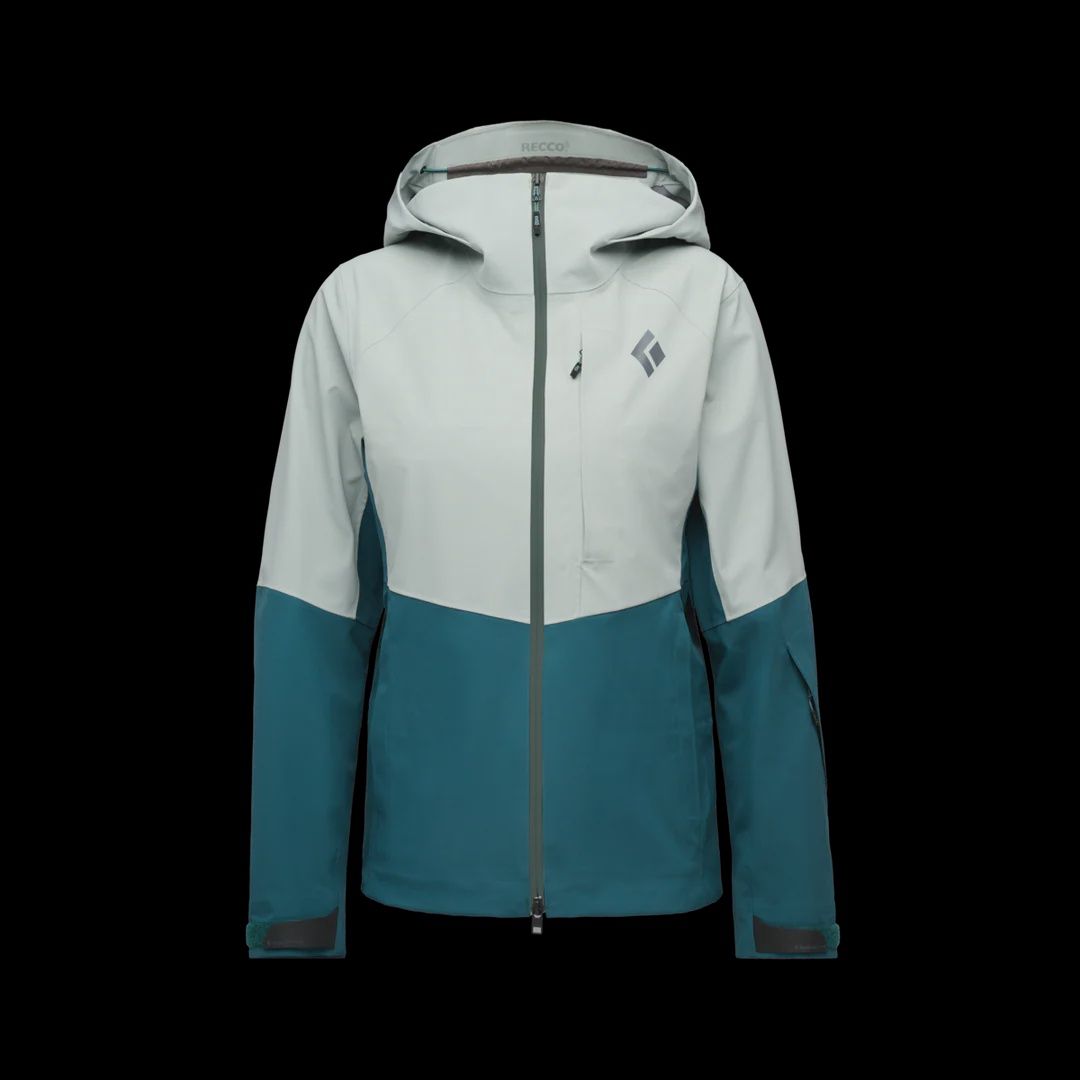 Black Diamond Women's Stretch Recon Shell, Color: Agave / Wood, Size: Small