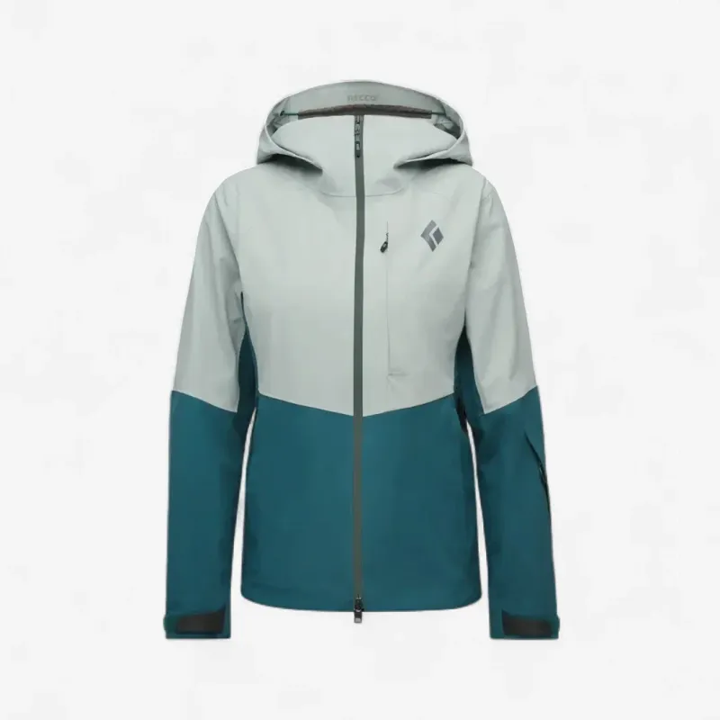 Black Diamond Women's Stretch Recon Shell, front view