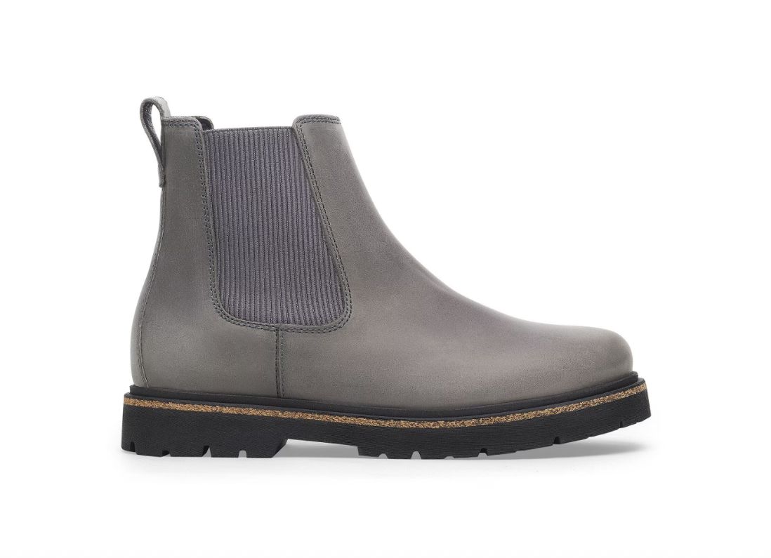 Birkenstock Highwood Nubuck Slip-On, Color: Graphite, Size: 37