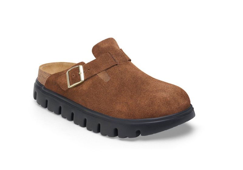 Birkenstock Boston Chunky - Suede Leather