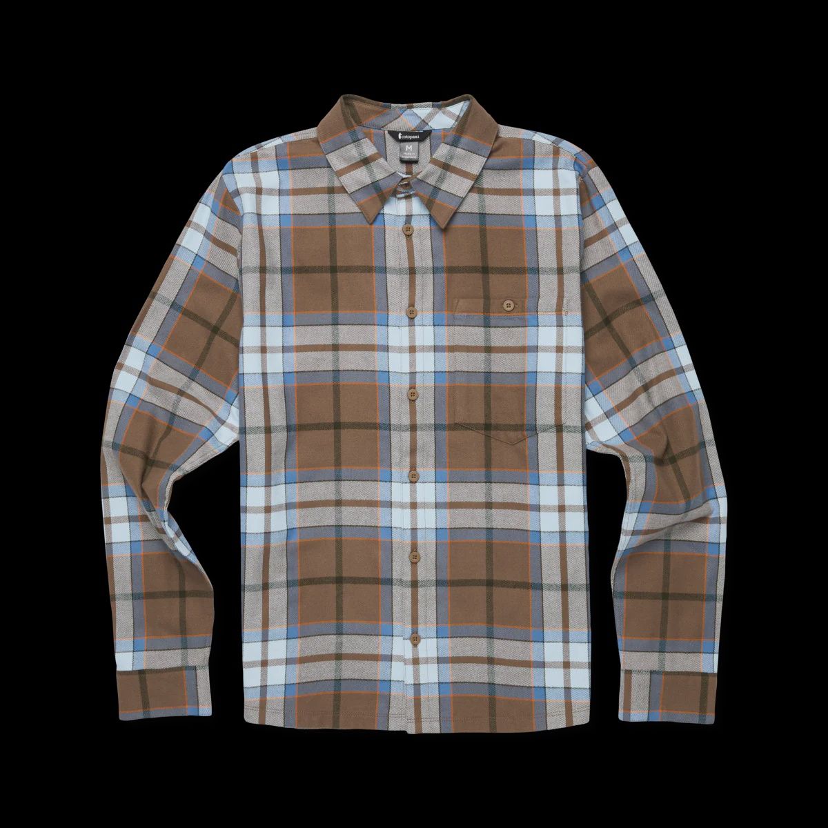 Quedo Flannel, Color: Dune Plaid, Size: Medium