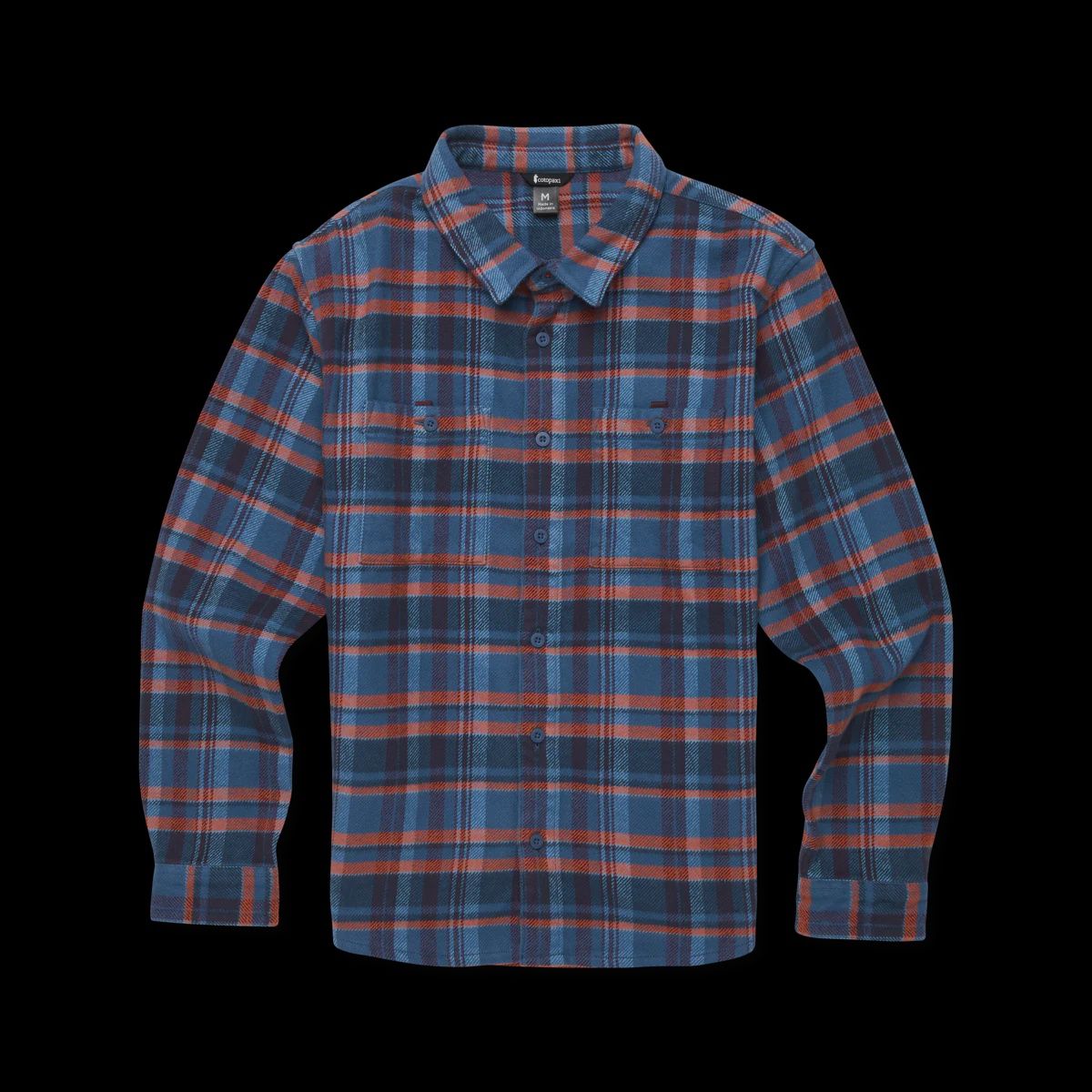Cotopaxi Men's Mero Flannel, Color: Deep Sea Plaid, Size: Medium