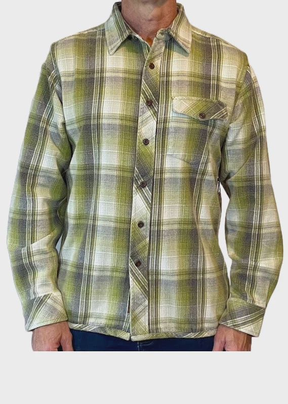 Flyshacker Wolf Creek Shirt, Color: Moss, Size: Small