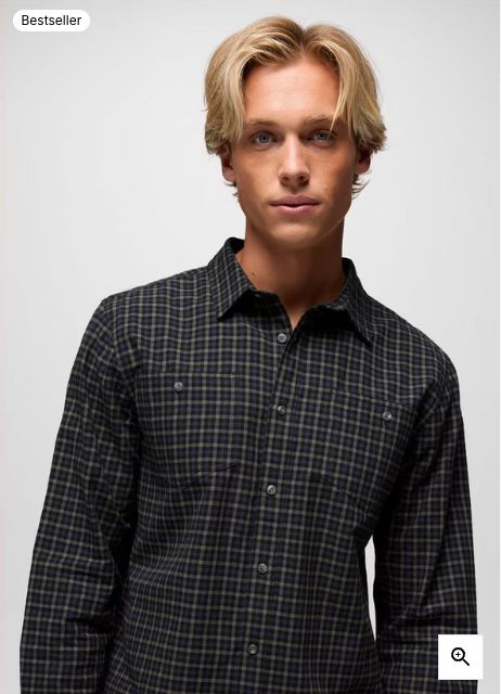 Prana Men's Dolberg Flannel