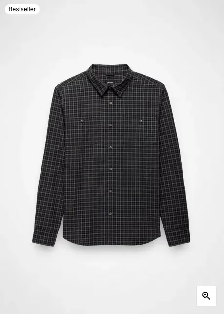 prAna Men's Dolberg Flannel, alternate view 5
