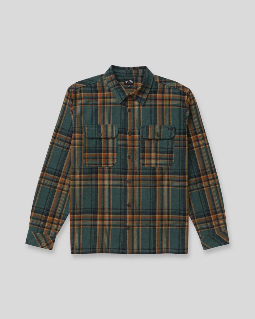 Offshore Flannel, Color: Forest, Size: Medium