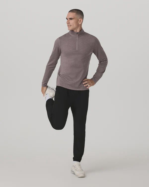 Vuori Ponto 1/2 Zip Mock Neck