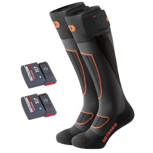 Hotronic XLP 1P BT Surround Comfort Heated Socks, Color: Black, Size: Small