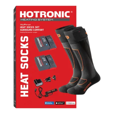 Hotronic XLP 1P BT Surround Comfort Heated Socks, front view