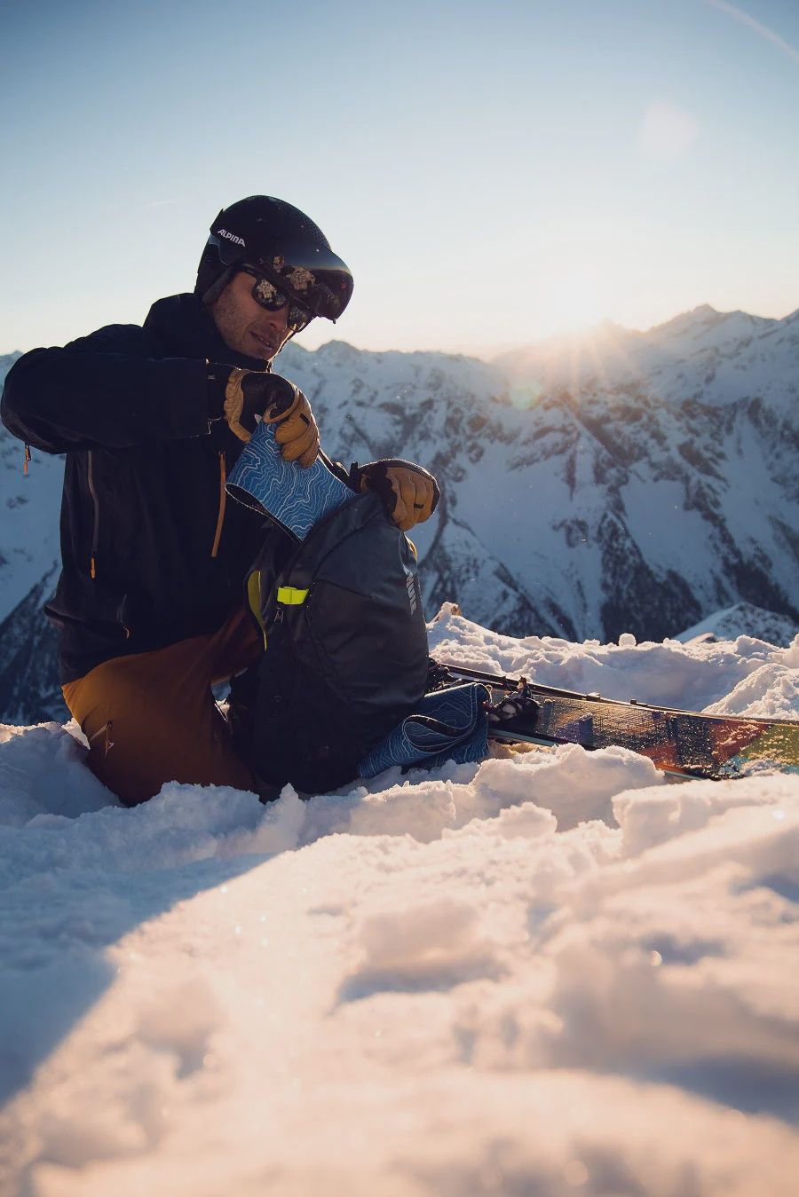 Contour Hybrid Mix 135mm Climbing Skins