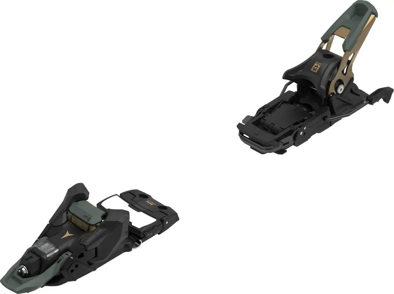 Atomic Shift 2.0 13MN, Brake: 100mm, Color: Green / Bronze