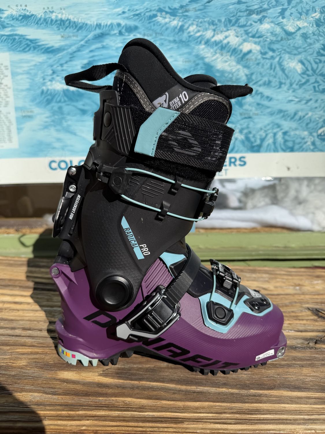 2025 Dynafit Radical Pro Touring Boot 23.5 Purple — Demo