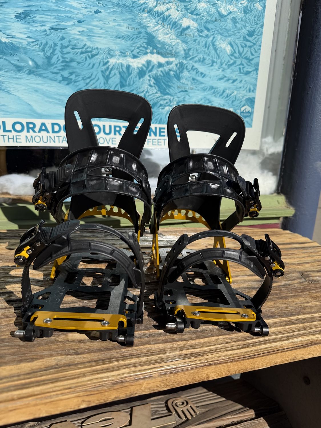 2025 Spark R&amp;D Arc ST Bindings, Small, Gold — Demo