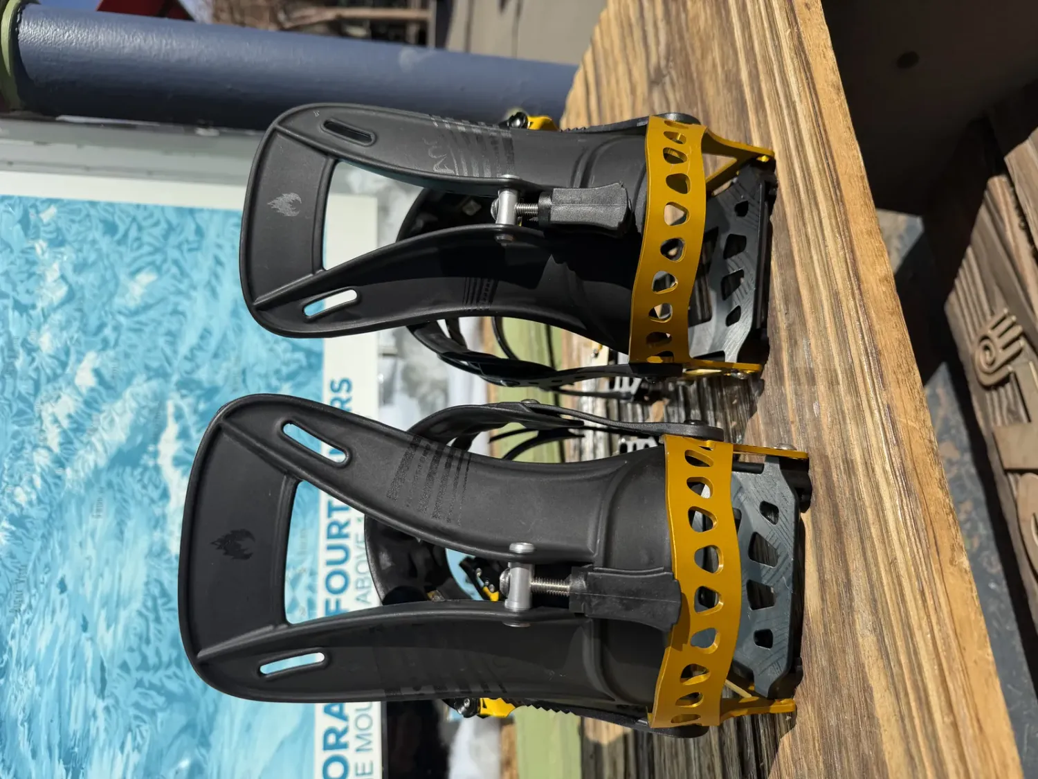 Spark R&amp;D Arc ST Bindings, Small, Gold — Demo 2025, alternate view 2