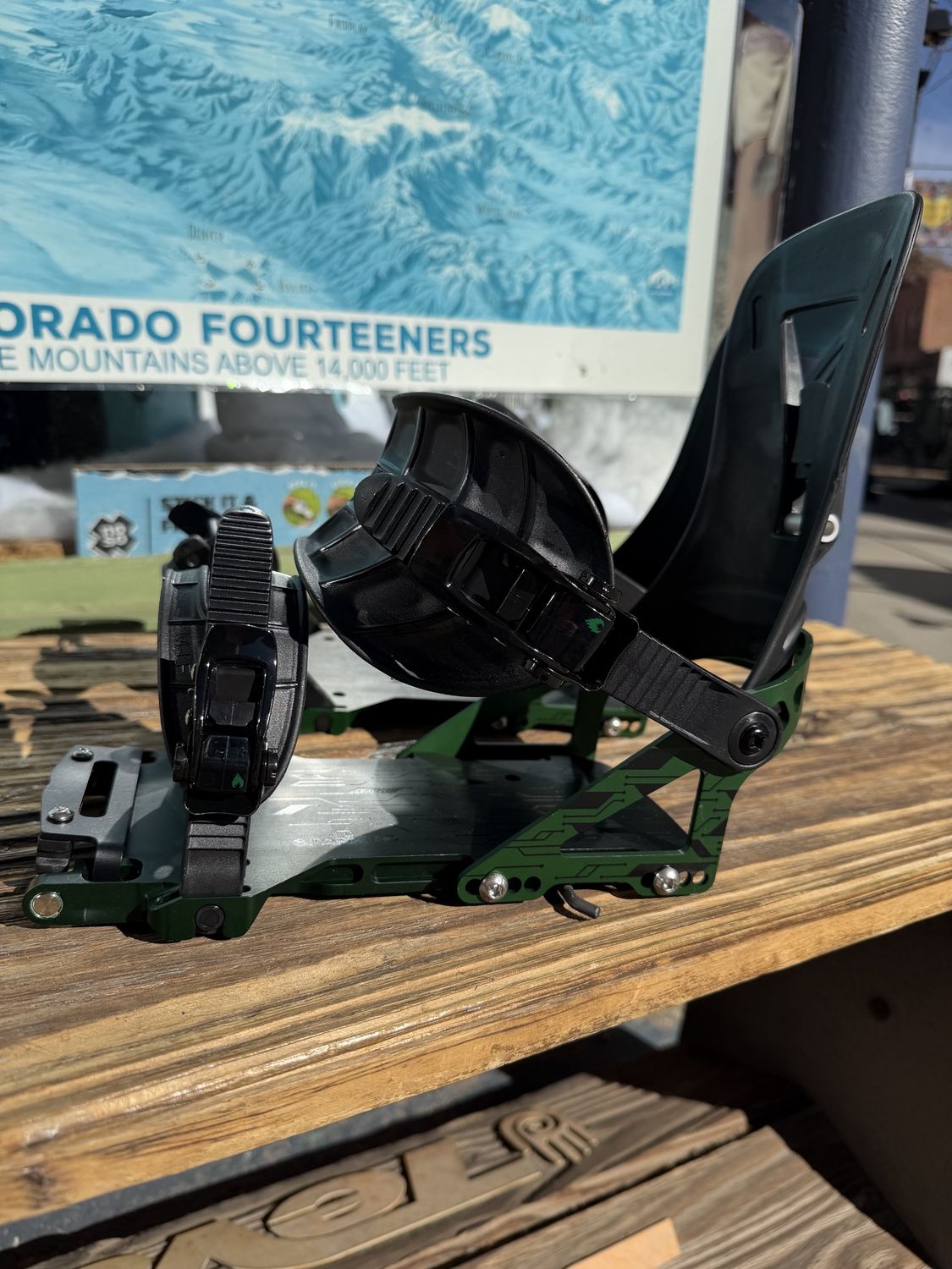 2025 Spark R&amp;D Surge ST Bindings, Medium, Green