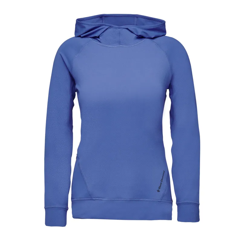 Black Diamond Women's Alpenglow Sun Hoody, front view